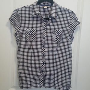 Juniors Like New So Plaid Top